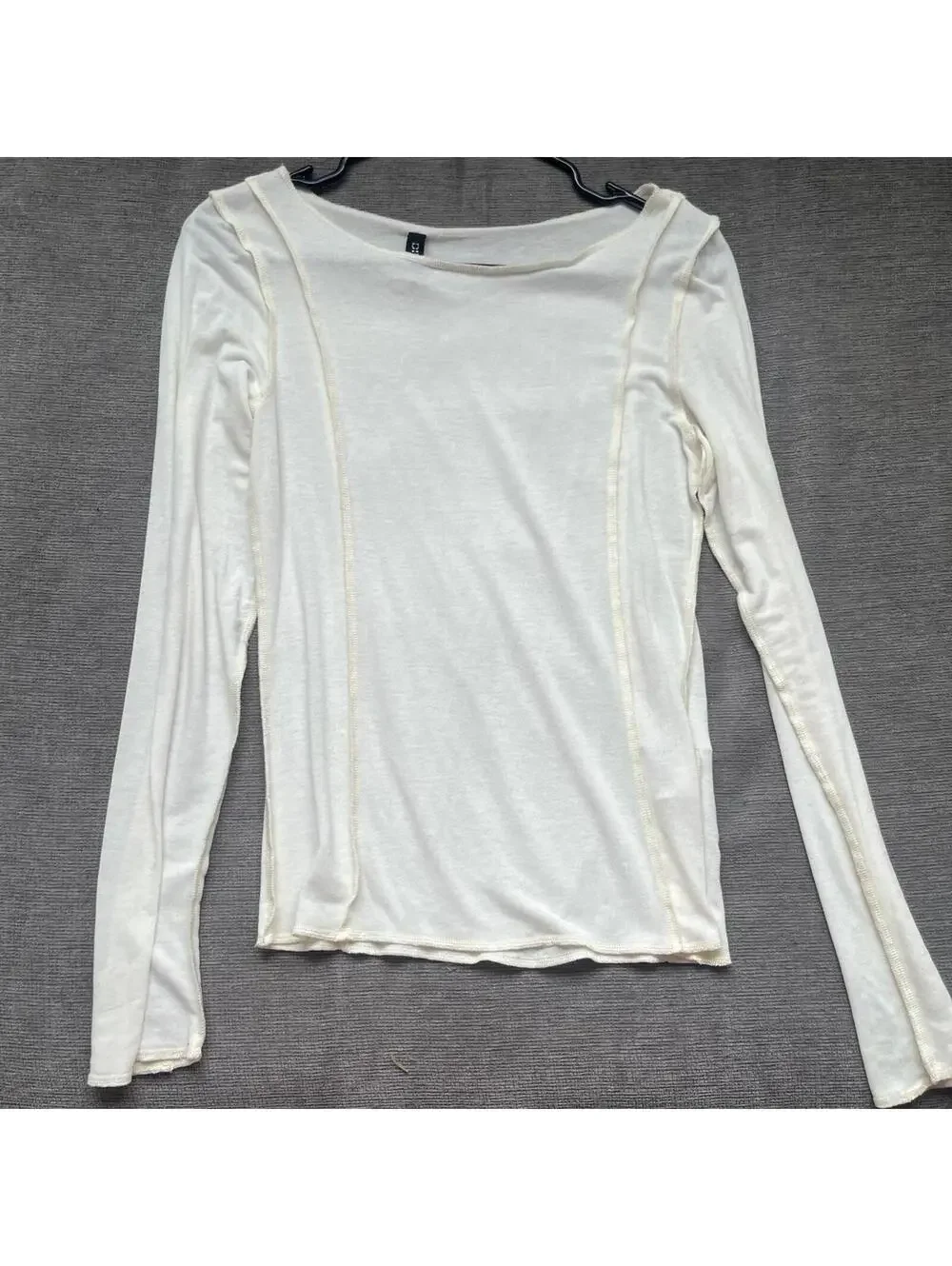 H&M Women's White and Cream Shirt - Picture 2 of 4
